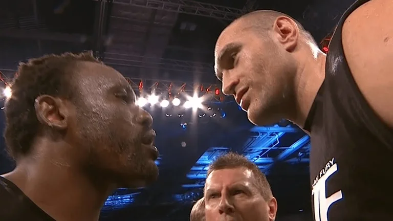 Fury with a video, mentions Derek Chisoran as the next opponent