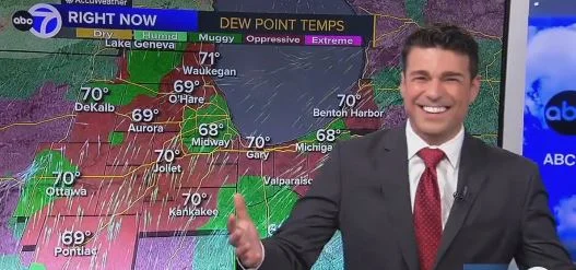 You won't keep laughing when you watch this video: Weather forwarder response when revealing “screen Screen Touch”