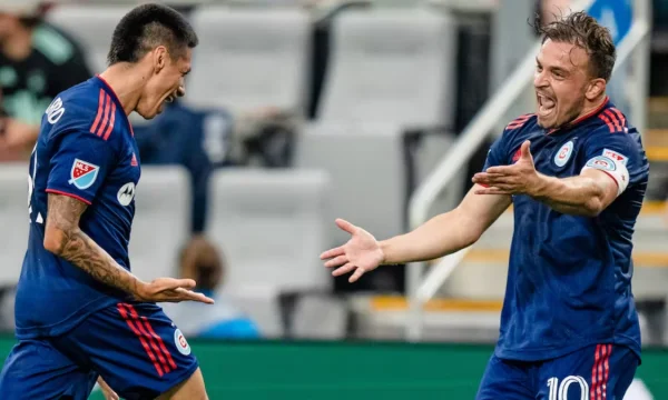 The Great Asist Shaqiri see two of them with the Chicago Fire Club