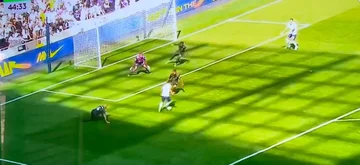 Fantastische Malerei von Heung Min Son, aber sein Kick auf dem Bauernhof des alten Mannes.
