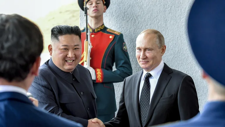 Poutine offre du blé et de l'énergie à Kim Jong en échange de 100 000 soldats coréens