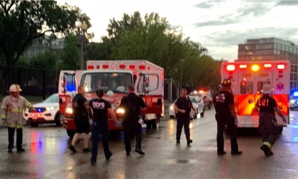 La foudre frappe quatre personnes près de la Maison Blanche