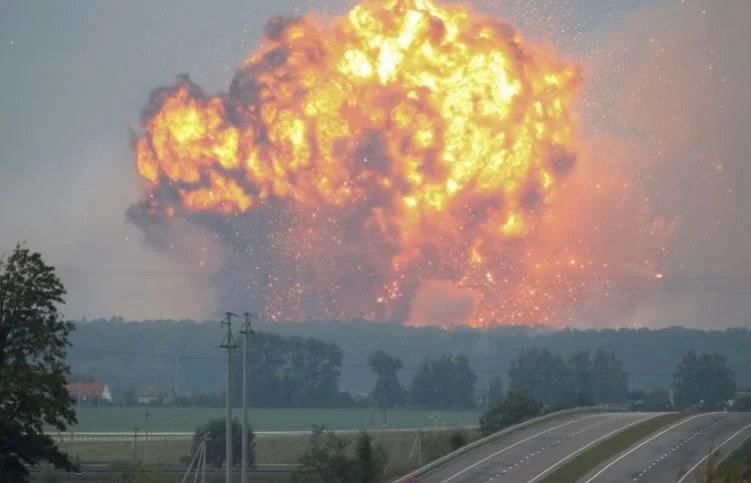 Russian forces say they destroyed a weapons depot in Ukraine