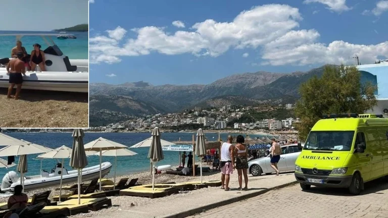 Gli incidenti in barca a cinque - anno - vecchio a Himara