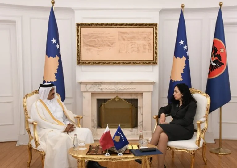 Osmani ha ospitato l'ambasciatore non residente del Qatar Al-Marr