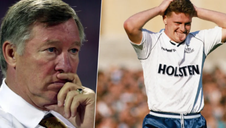 Paul Gascoigne relates his past actions, which Ferguson never forgave