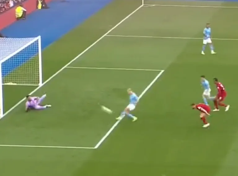 A little of Haland's mistakes against Liverpool, “top was not standing to”