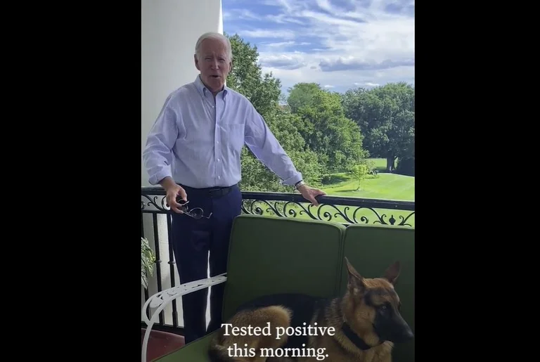 Biden from the balcony shows the situation after the coronary re-infectation