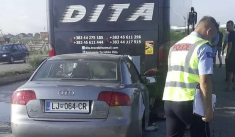 Bus driver arrested in which the Sopaj family car crashed