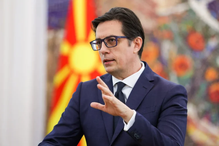 President charges Moscow with intervention in northern Macedonia