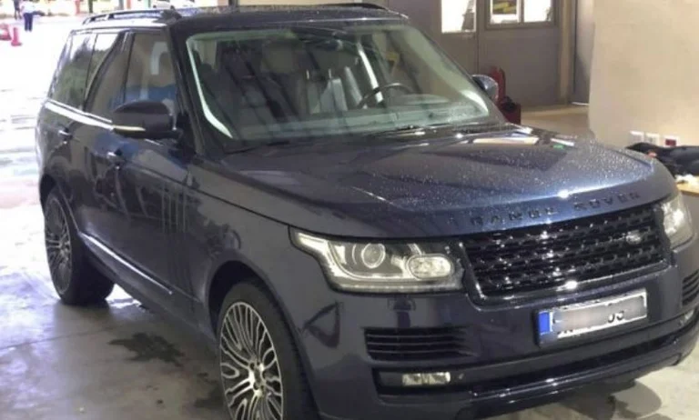 The vehicle seized at Kosovo border, Albania, was reported stolen in Italy