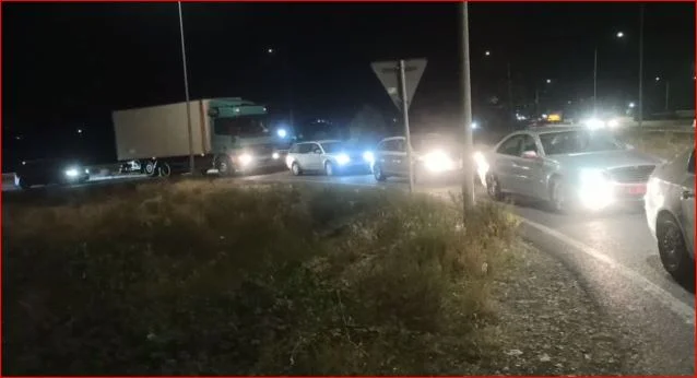 Autobot gas accident on Nation Street, Milot-Robik segment block