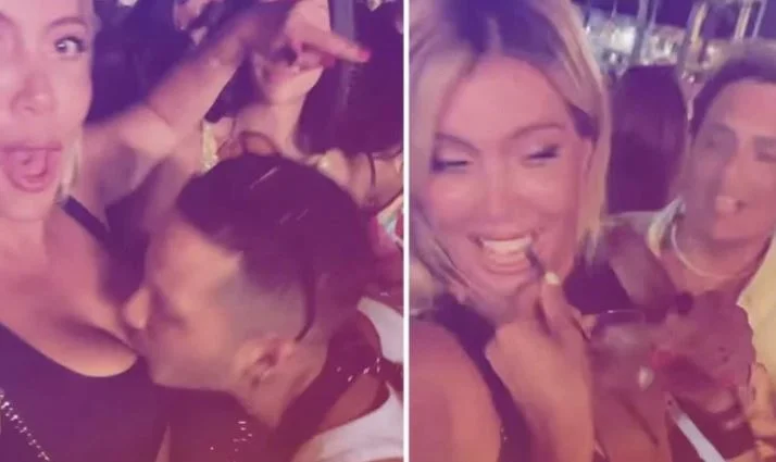 Wanda Nara va à Ibiza, devient sauvage avec un étranger