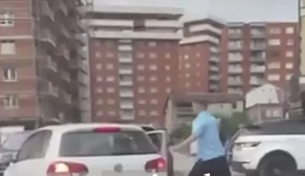 Arrested Ferro after punching a citizen in the car