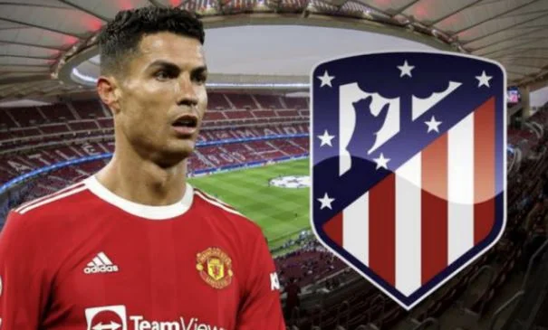 I fan di Atleticos contro il lancio del trasferimento di Ronaldo