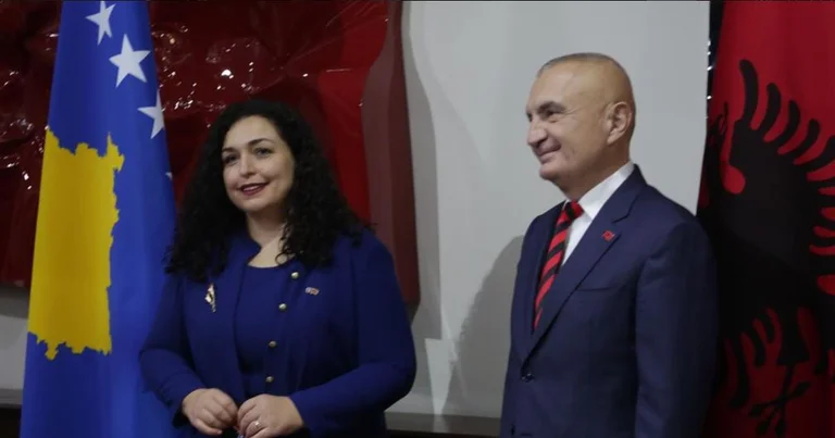 President Osman hosts Ilir Meta at meeting