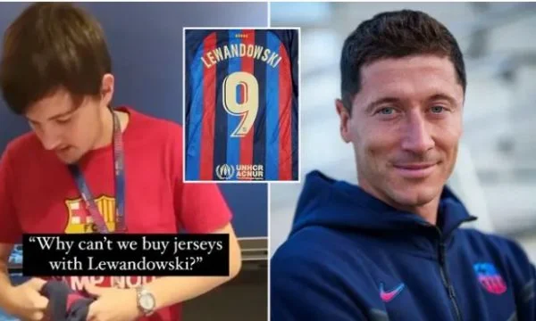 Grande merveille: Barcelone de doubles lettres “W”, ne fait pas la fanfare de Leandowski à vendre