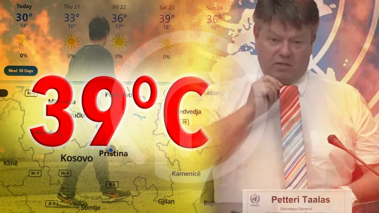 Avertissement Les températures de combustion arrivent samedi, jusqu'à 39 degrés Celsius selon PW