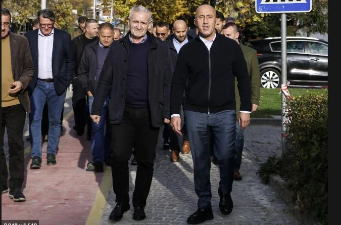 Haradinaj along with AAK mayors hold media conference on the approach of Kurti Government