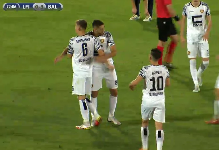 Balcani Reckless La Fiorian, segna anche Albin Berisha