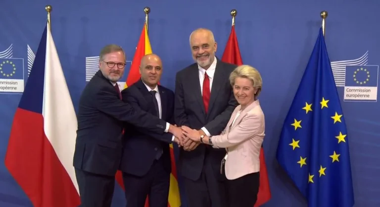 Landmark day of opening negotiations begins, Rama and Kovacevski are expected by Von der Leyen