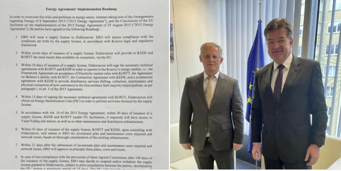 Drustvo Elektrosever) ignores obligations of the northern electricity agreement: ZRE forwards a request