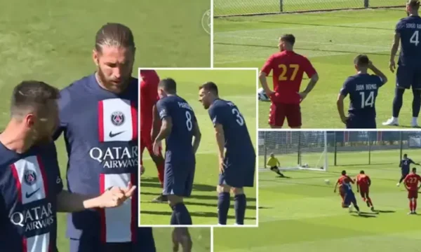 Messy won a penalty and let Ramos execute him, former rivals get everyone's attention