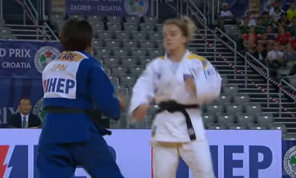 Distria Krasniqi gana plata en Zagreb, no trata con la selva japonesa