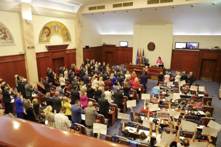 discussion of French proposal in Macedonian Assembly continues for Friday