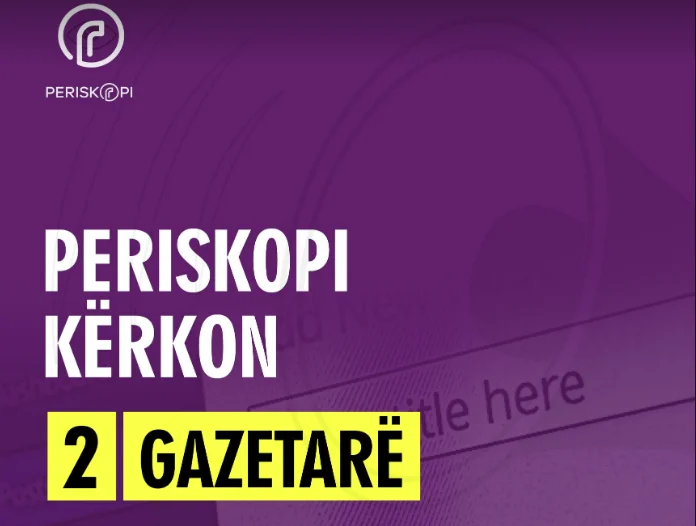 Periscop annonce un concours pour deux journalistes