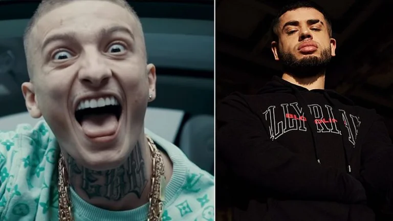 Ferro mit einem ernsthaften offensiven Kommentar im Foto von Noizy?