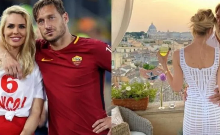 After 20 years of marriage, Totti is divided with his wife