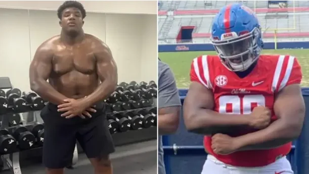 14-year-old who can pick up 188kg many American football teams search for it