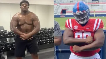 14-Jährige, die 188kg viele amerikanische Fußball-Teams suchen können