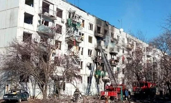 Russia claims Ukraine attacked the town the Russians occupied