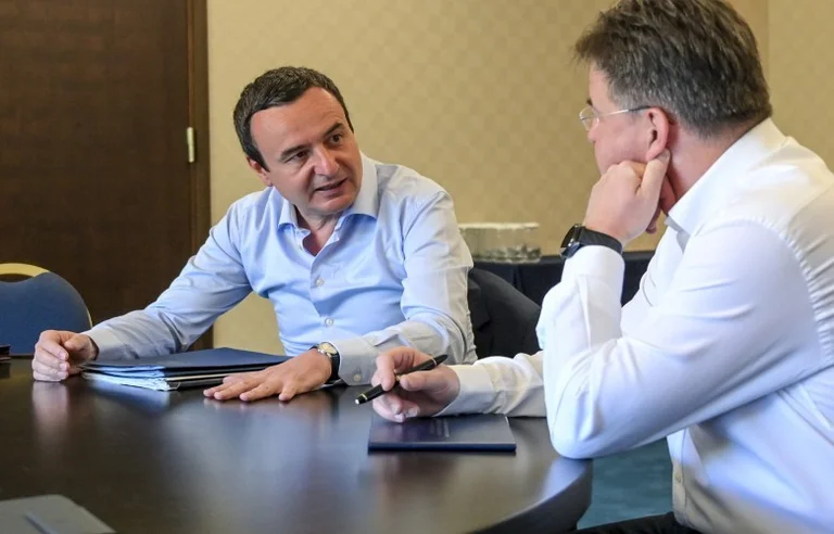 Kurti diskutierte den Dialogprozess mit Lajcak