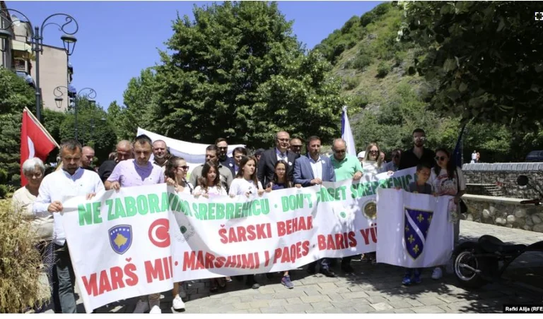 Peace march held in Prizren for Srebrenica genocide victims