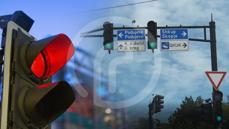 Plus de conduite folle, Pristina sera faite avec des feux de circulation mesurant la vitesse des voitures