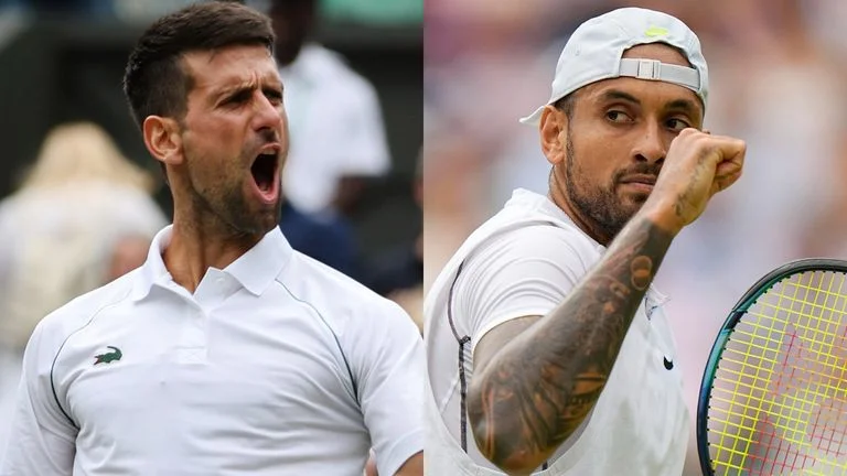 Here you can see the final between Djokovic and Kyrgio.