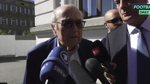 Ehemaliger FIFA-Präsident Sepp Bable nach der Literatur: Ich bin sauber!