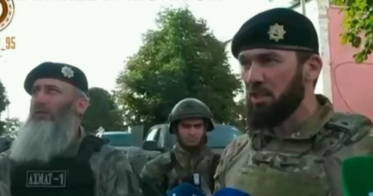 Chechen Partant: Wir verteidigen den Islam, wir erreichen Berlin.