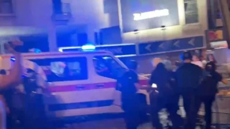 Dans le nord de la Macédoine, les policiers sont en baisse à Skopje.