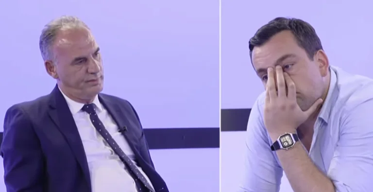 Look at me. Limaj gets nervous with VVA analyst, it goes back and forth. (Video)