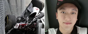 Nach diesem Vorfall in der Formel 1 beruhigt Jou Guanyu die Fans: Mir geht es gut, ich bin heute davongekommen.