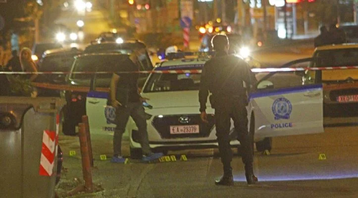Massaker in Athen/ Gangcrash, drei Menschen getötet.