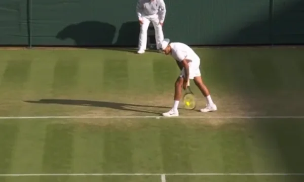 Such service you've never seen known Tennis wins points in a remarkable way