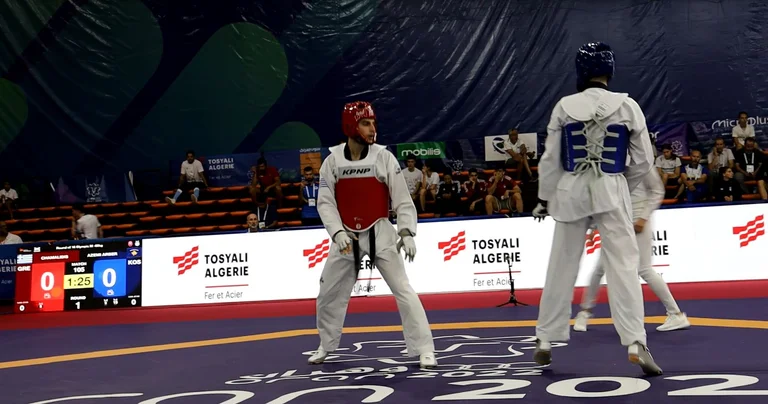 Teakwondist Arber Azemi è sconfitto dal greco nei giochi mediterranei