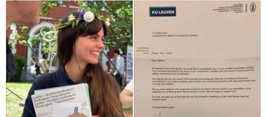 Gjiltina, daughter of KLA veteran commander, top student in Belgium