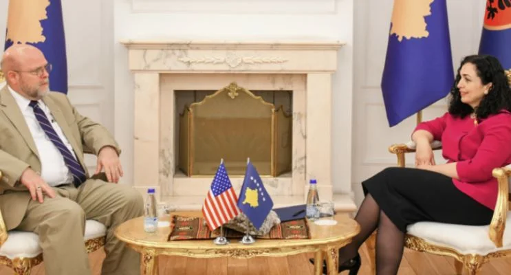 Osman meets with Hownier: Fighter rhetoric from Belgrade to Kosovo does not contribute to peace in region