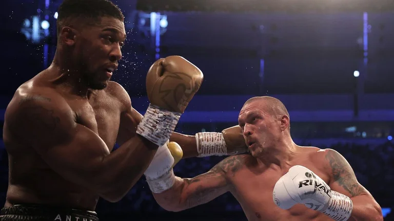 Joshua reveals his weakness in the face of Oleksandr Usyk